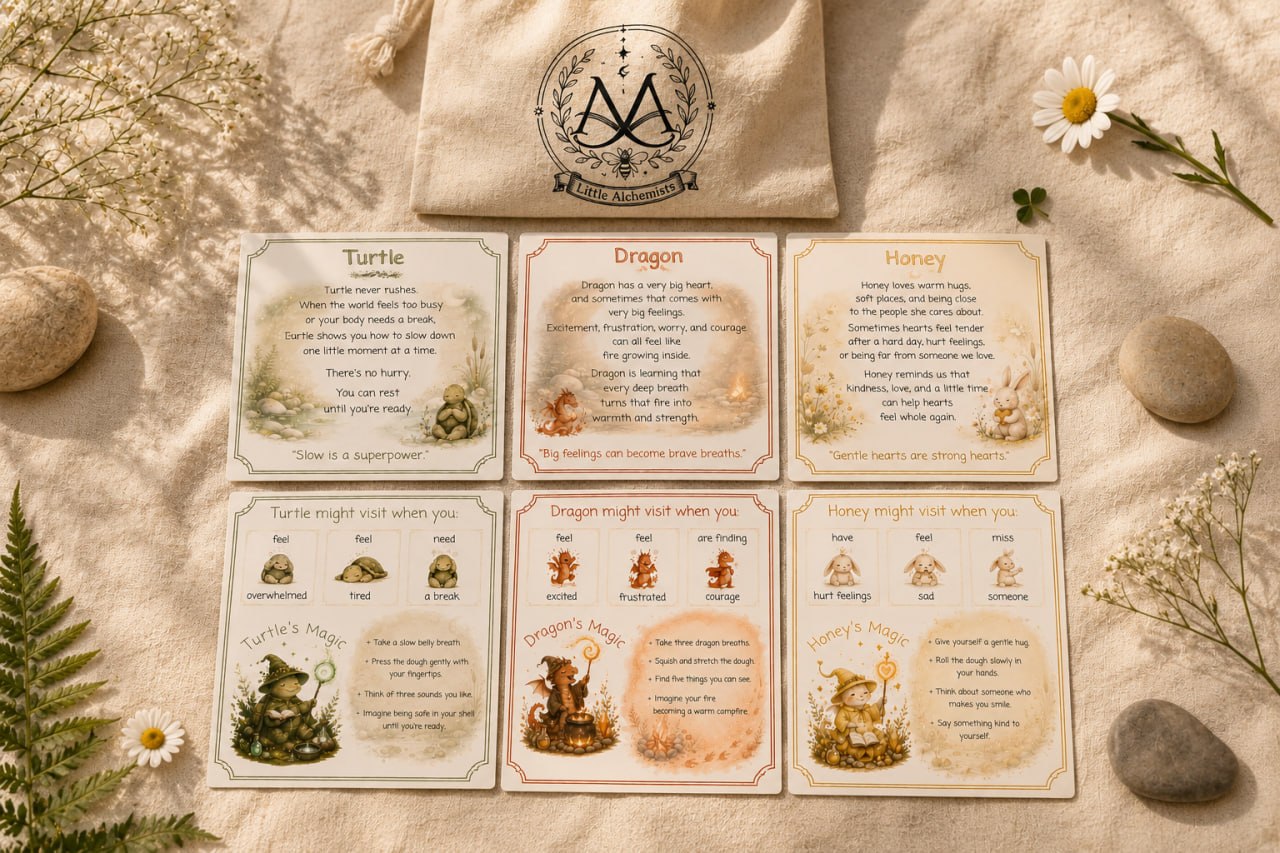 Little Alchemist companion cards